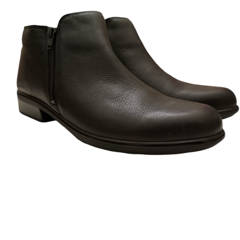 NAOT Helm Zip-up Bootie Black Leather EU 42 size 11 NWOT